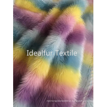Rainbow Long Pile Shag Fur